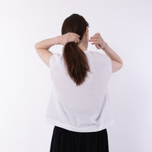 画像をギャラリービューアに読み込む, Sleeveless tops in White