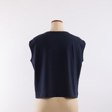 画像をギャラリービューアに読み込む, Sleeveless tops in Navy