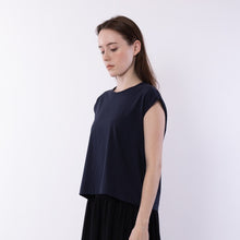 画像をギャラリービューアに読み込む, Sleeveless tops in Navy