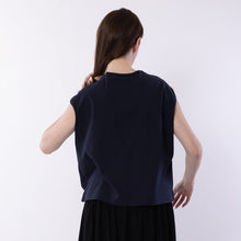 画像をギャラリービューアに読み込む, Sleeveless tops in Navy