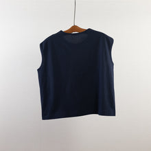 画像をギャラリービューアに読み込む, Sleeveless tops in Navy