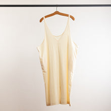 Load image into Gallery viewer, Wide open slip dress in Ecru