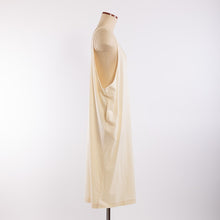 Load image into Gallery viewer, Wide open slip dress in Ecru