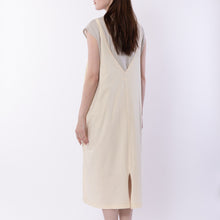 画像をギャラリービューアに読み込む, Wide open slip dress in Ecru