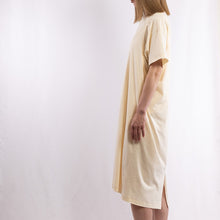 Load image into Gallery viewer, Wide open slip dress in Ecru