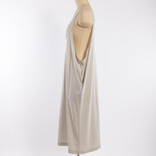 Load image into Gallery viewer, Wide open slip dress in Light gray