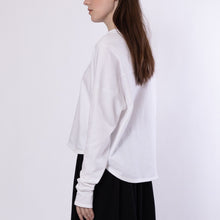 画像をギャラリービューアに読み込む, Way long sleeve T in White