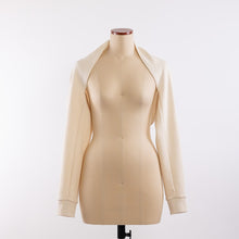 画像をギャラリービューアに読み込む, Cotton/Wool Sweat sleeve scarf in Ecru