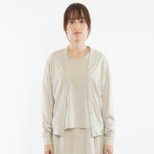 Load image into Gallery viewer, V-neck multi cardigan in Light gray