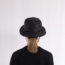 画像をギャラリービューアに読み込む, M-65 Quilt bucket hat with strings in Black