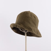 Load image into Gallery viewer, Washed dome hat in Olive