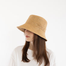 Load image into Gallery viewer, Embedded Ribbon Mid-brim Hat in Natural