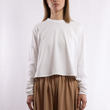 Load image into Gallery viewer, Way long sleeve T in White
