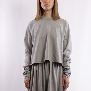 Way long sleeve T in Top gray