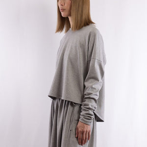 Way long sleeve T in Top gray