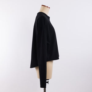 Way long sleeve T in Black