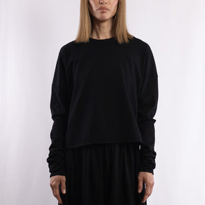 Way long sleeve T in Black