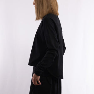 Way long sleeve T in Black