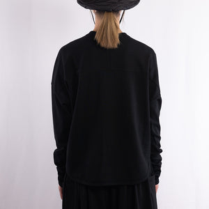 Way long sleeve T in Black