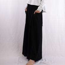 画像をギャラリービューアに読み込む, Way wide pants in Black
