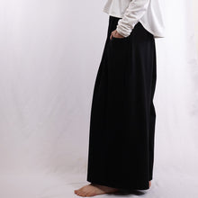 画像をギャラリービューアに読み込む, Way wide pants in Black
