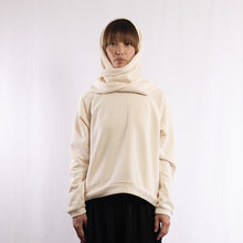 Load image into Gallery viewer, Cotton/Wool Sweat sleeve scarf in Ecru
