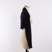 画像をギャラリービューアに読み込む, Cotton/Wool Sweat sleeve scarf in Black
