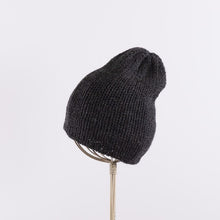 画像をギャラリービューアに読み込む, A simple shallow beanie in Charcoal
