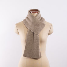 Load image into Gallery viewer, Baby alpaca a simple long scarf in Taupe
