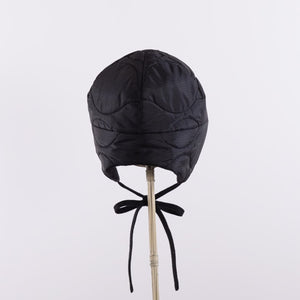 M-65 Quilt cap with ear cover in Black