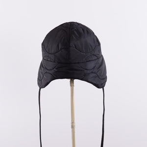 M-65 Quilt cap with ear cover in Black