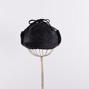 M-65 Quilt cap with ear cover in Black