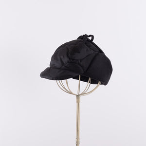 M-65 Quilt cap with ear cover in Black