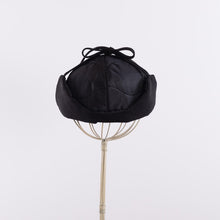 画像をギャラリービューアに読み込む, M-65 Quilt cap with ear cover in Black
