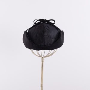 M-65 Quilt cap with ear cover in Black