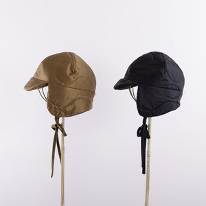 M-65 Quilt cap with ear cover in Olive