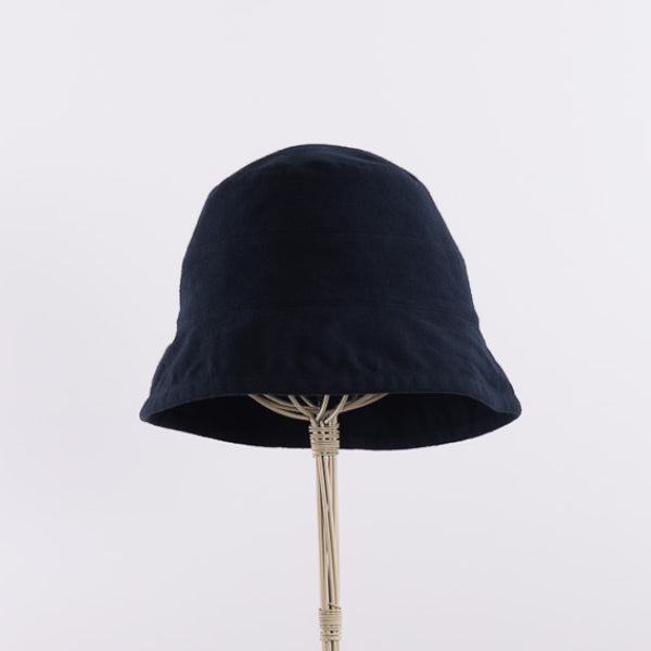 Tsuyumi Navy Blue Wool Blend Bucket Hat Women main image 3