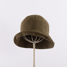 画像をギャラリービューアに読み込む, Washed dome hat in Olive
