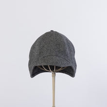 画像をギャラリービューアに読み込む, Washed wool Helmet shaped cap
